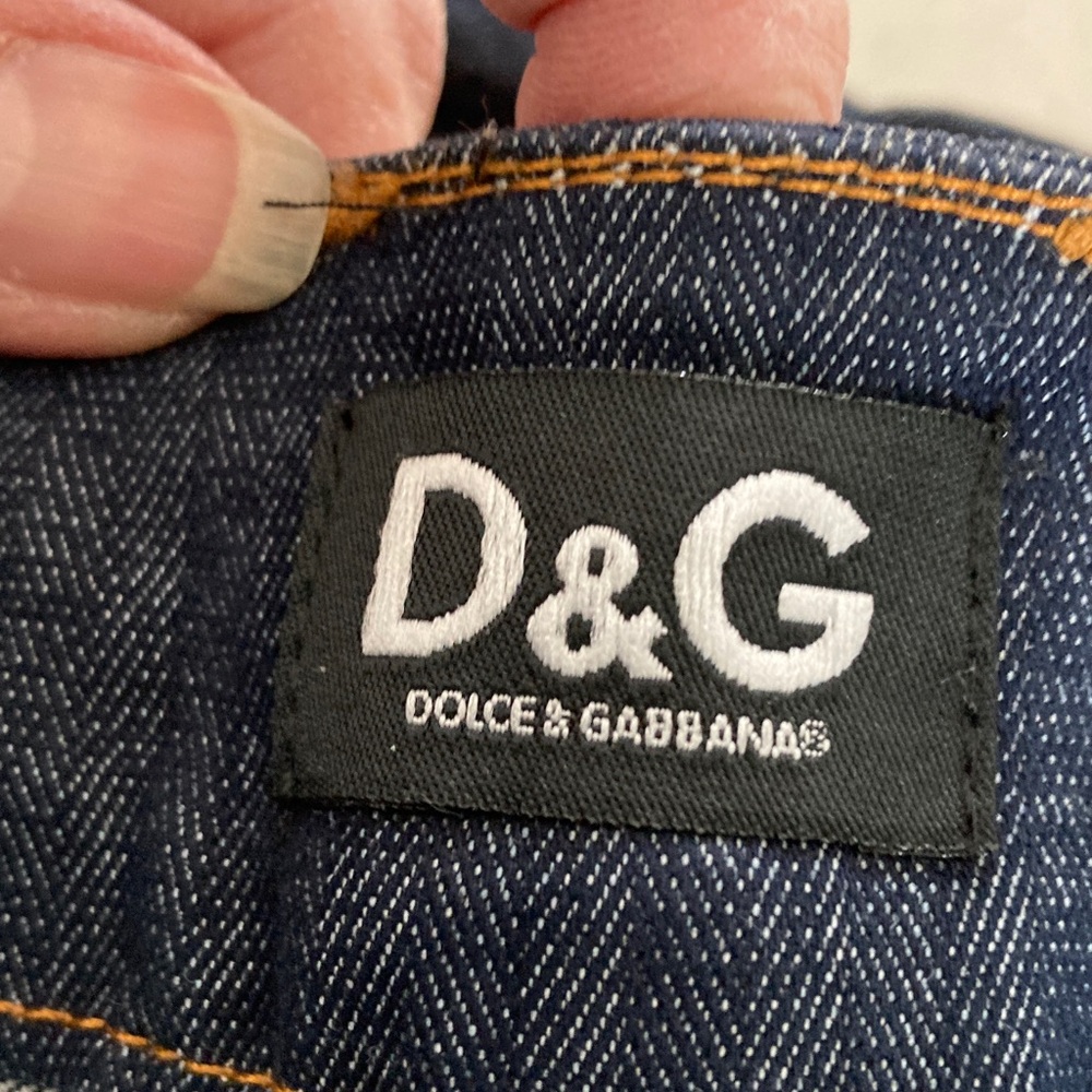 Dolce & Gabbana Women's Dark Blue Denim Jeans - Picture 2 of 9